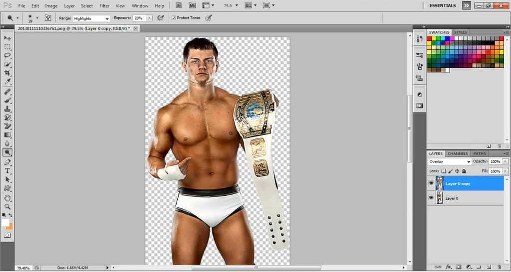 How To Create WWE.com Renders With Photoshop Ep. 9