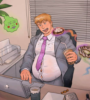 Reigen's self-delivered breakfast 