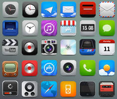 iPhone HD icons