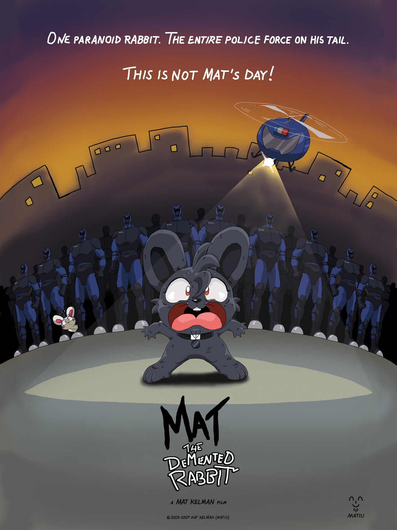 Mat the Demented Rabbit poster by Machu on DeviantArt