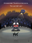 Mat the Demented Rabbit poster by Machu