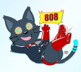 808 the shiny robot cat