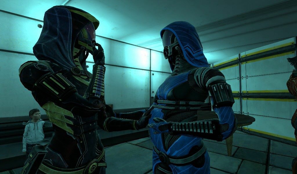 Rena'Ces and Tali'Zorah