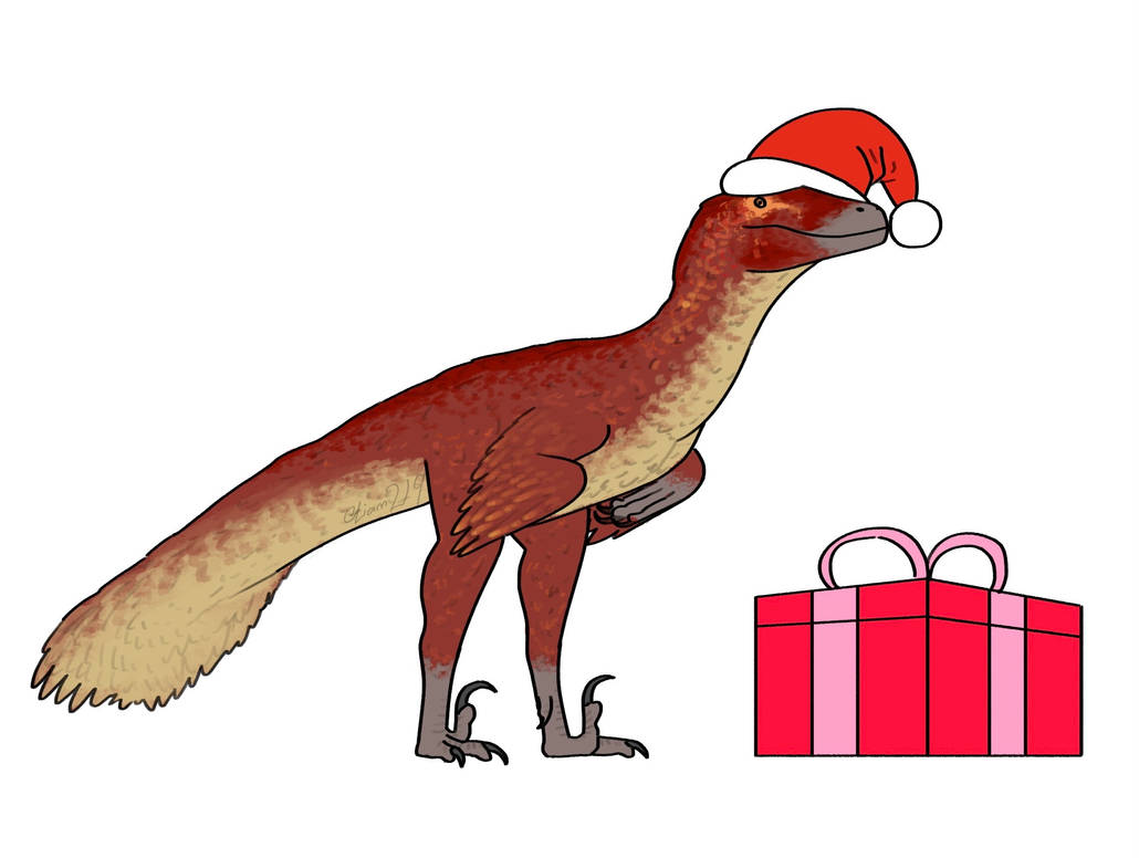Christmas Raptor by liam-219 on DeviantArt