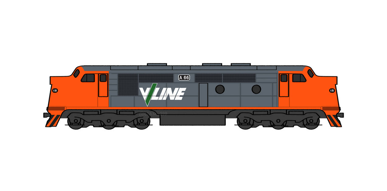 Vline heritage A class A66 drawing by liam-219 on DeviantArt
