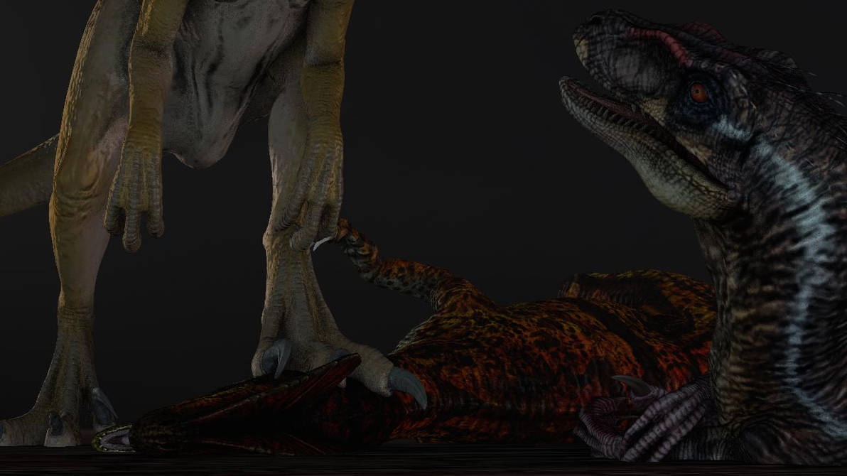 2 Raptor Friends friends are friends by spinoraptor49 on DeviantArt