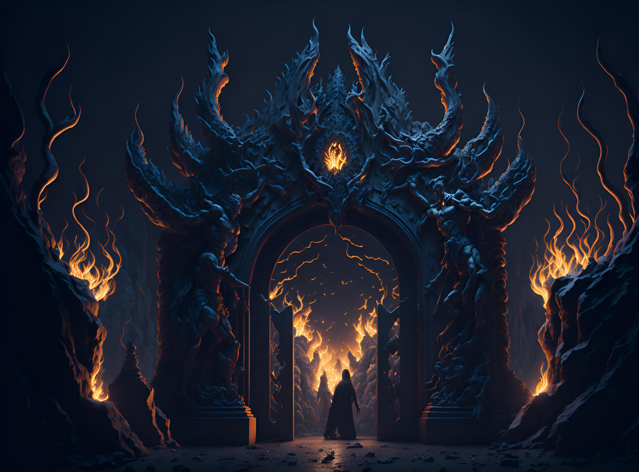 Hel Deviantart Gate of hell by Deltax0084 on DeviantArt