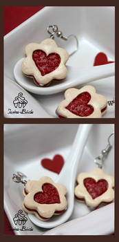 Valentine's Day Jam Cookies Earrings