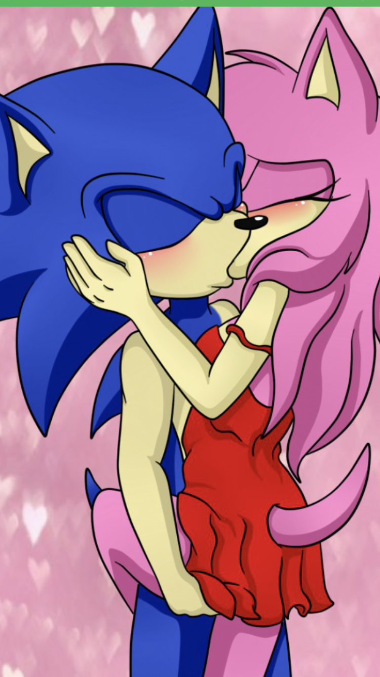 Nitro on X: Sonamy is love 💙💗💘 #SonAmy #SonicTheHedgehog https