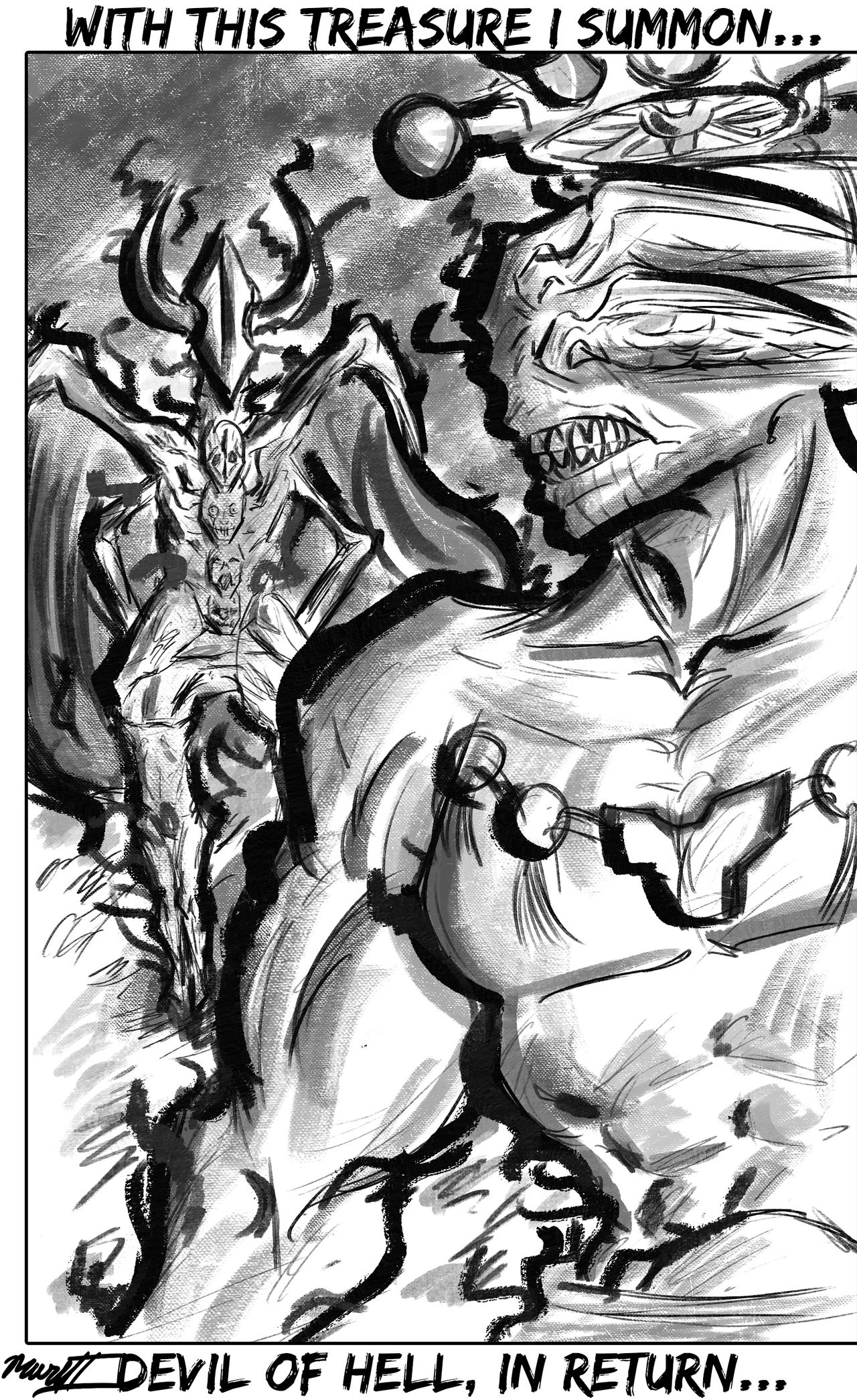 Devil Tortoise Mahoraga vs the Darkness Devil by TreeTortoise on DeviantArt