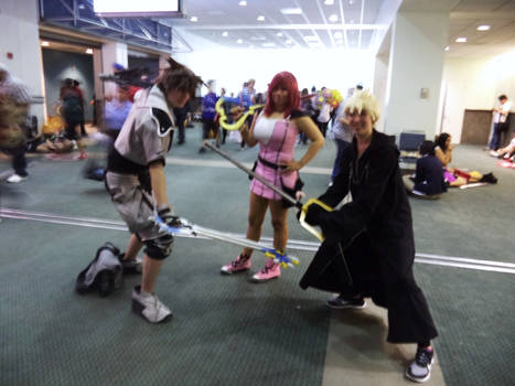 Sora, Kairi, and Roxas