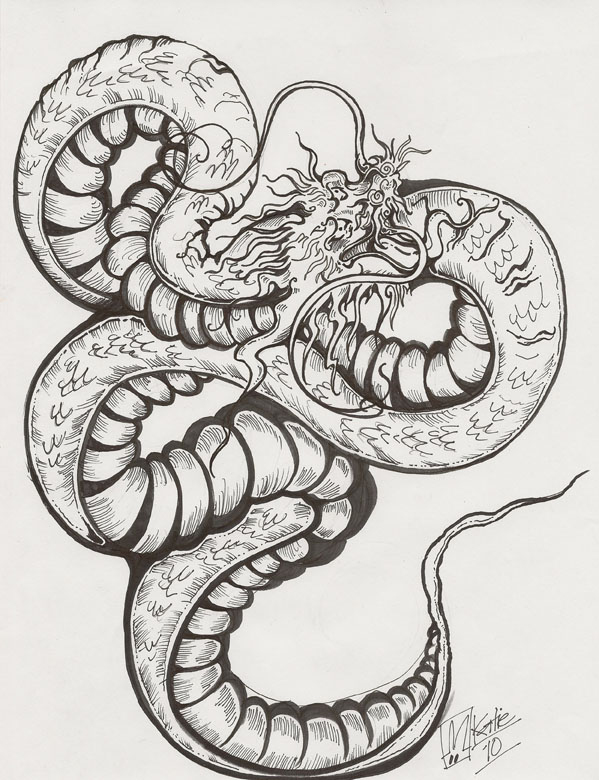 Chinese Dragon cover up