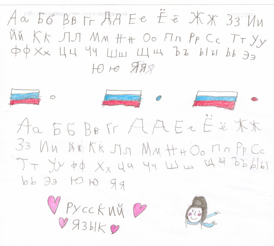 russian alphabet writing comparison and practice by fadingangel213 on
