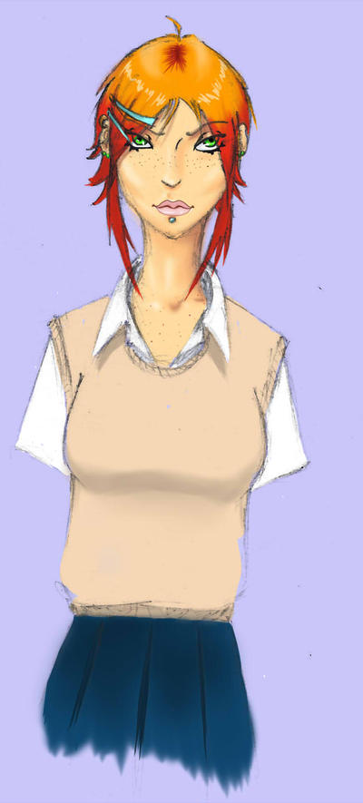 Kylee Characters Kylee Character school uniform by danimedr on DeviantArt