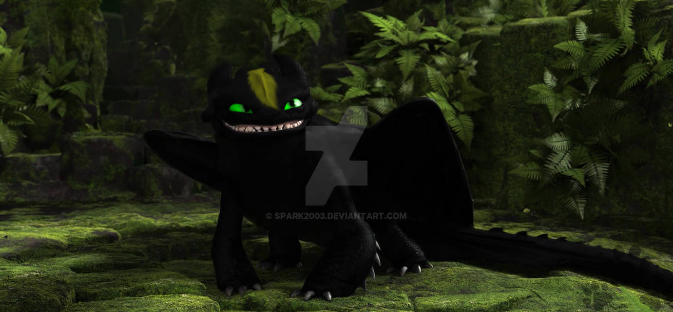 Grumpy Night Fury New night fury by spark2003 on DeviantArt