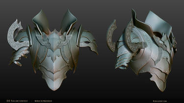 Malthael - Diablo III Fan Art Contest WIP2 Armor