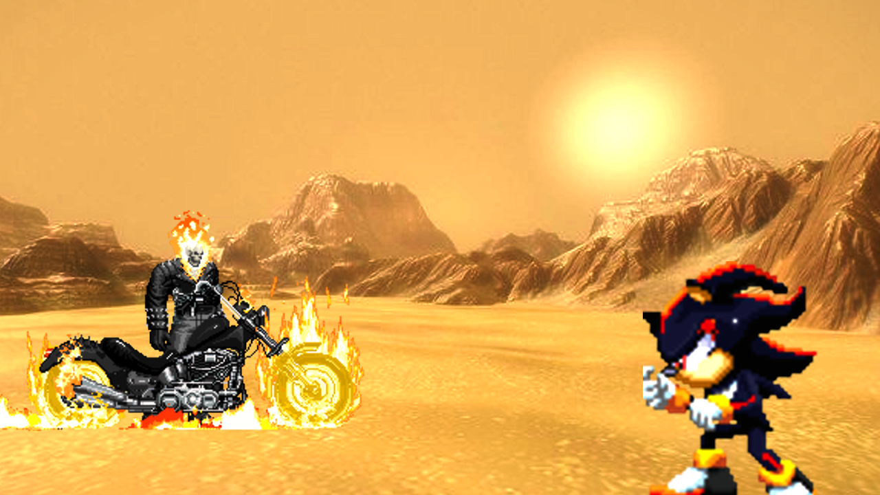 Archie Rider Ghost Rider vs Archie Shadow Sprite Art by GreenLanternSpider on DeviantArt