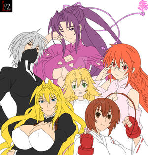 Sekirei - All Together Base Colors WIP