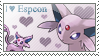 Espeon stamp by Fumiika