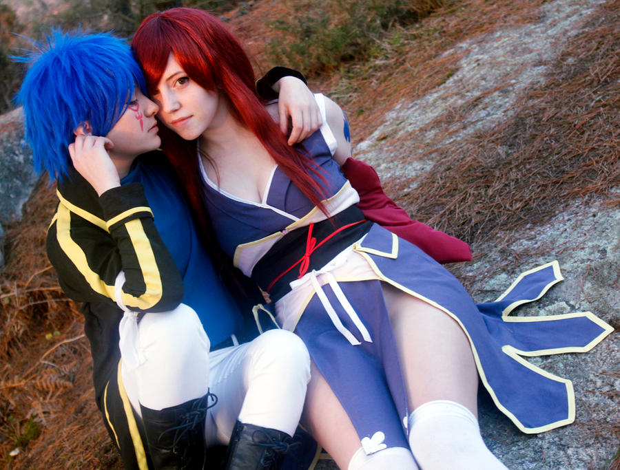 Jellal X Erza. Violet view.