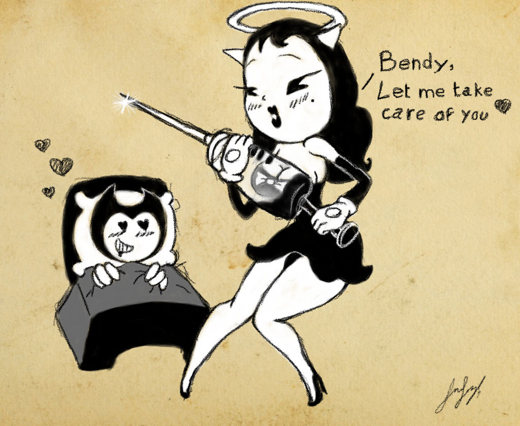 Bendy and Alice : There is vaccine by fnafmangl
