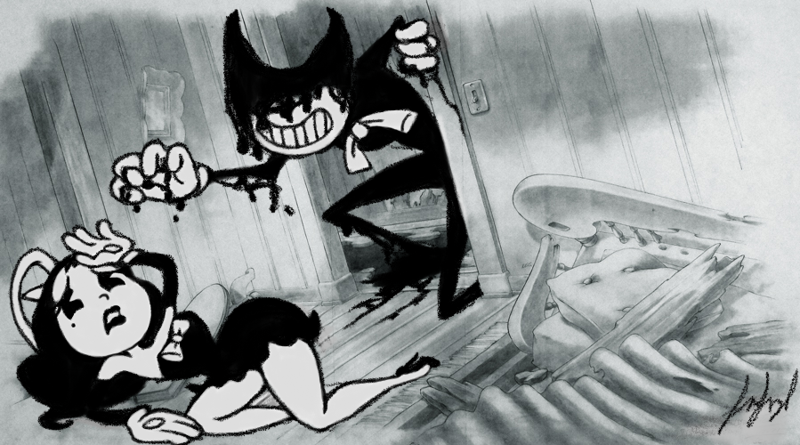 Bendy In: Nightmare Run by fnafmangl on DeviantArt