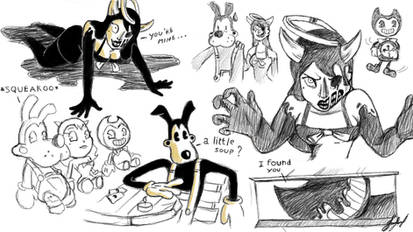 Bendy and the Ink Machine Chapter 3 DOODLES