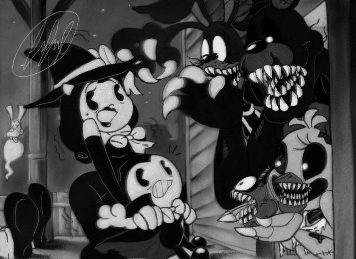 Bendy In: Nightmare Run by fnafmangl on DeviantArt