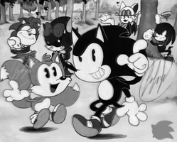 Sonic 1930's style