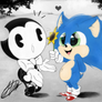 Bendy and Baby Sonic