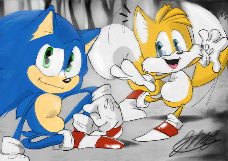 Baby Tails by EAMZE on DeviantArt in 2023  Sonic fan characters, Sonic,  Sonic funny