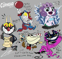 The Cuphead Show doodles