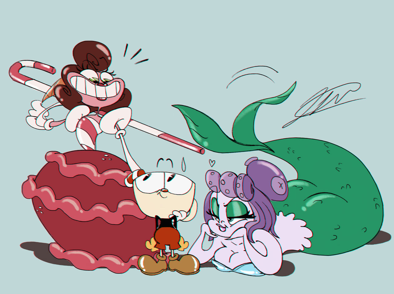 Baroness von bon bon x Beppi the Clown