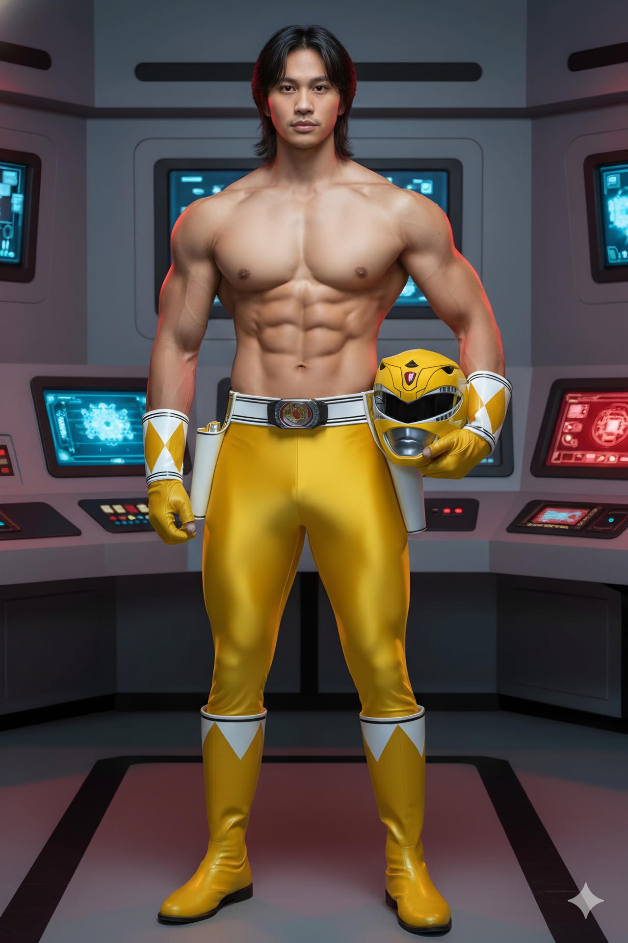 Japanese Yellow Ranger Yellow Ranger by creativegeminiai on DeviantArt