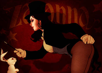 Zatanna performing magic.. by Arioanindito