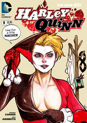 Faux Harley Quinn cover.