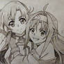 Asuna and Konno Yuki
