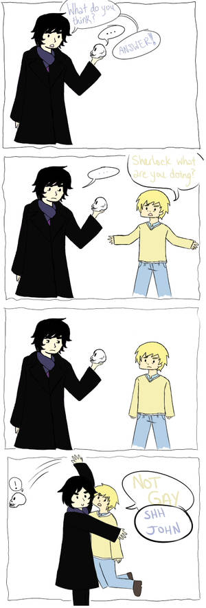 Johnlock fluff ermahgerd