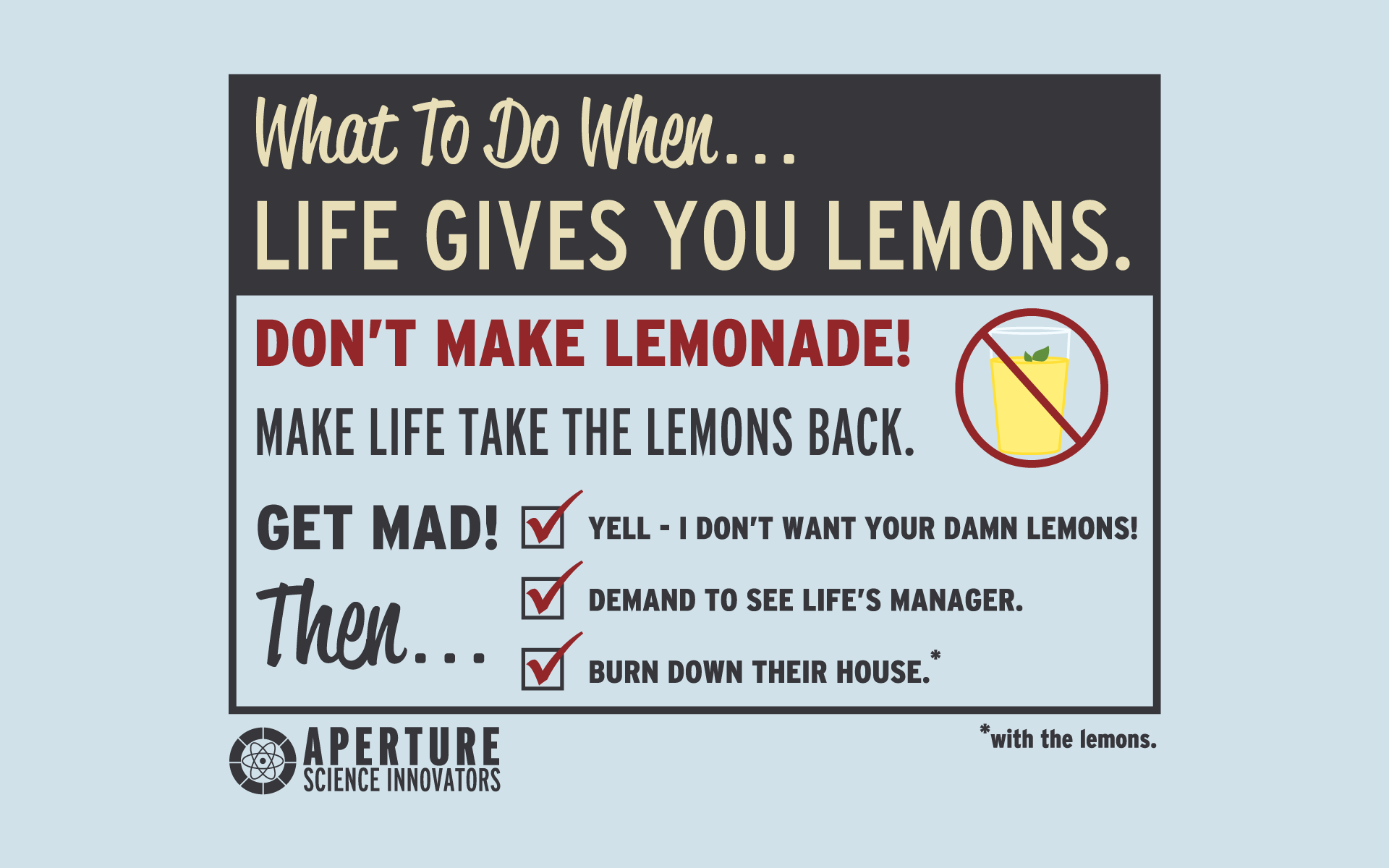 When Life Gives You Lemons