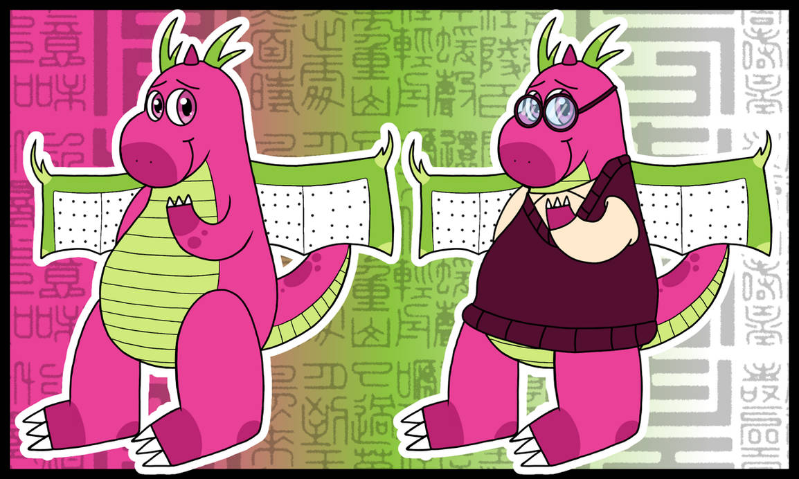 Darwin the Dragonfruit Dragonite REF SHEET by RosieTheMarshflower on