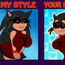 Sallie X in my style! :ART CHALLENGE!: