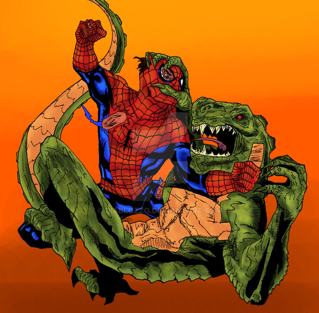 Spidey vs Lizard Color