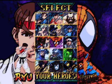 MVC1 Character Select