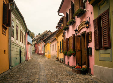 The most colorful street in Romania