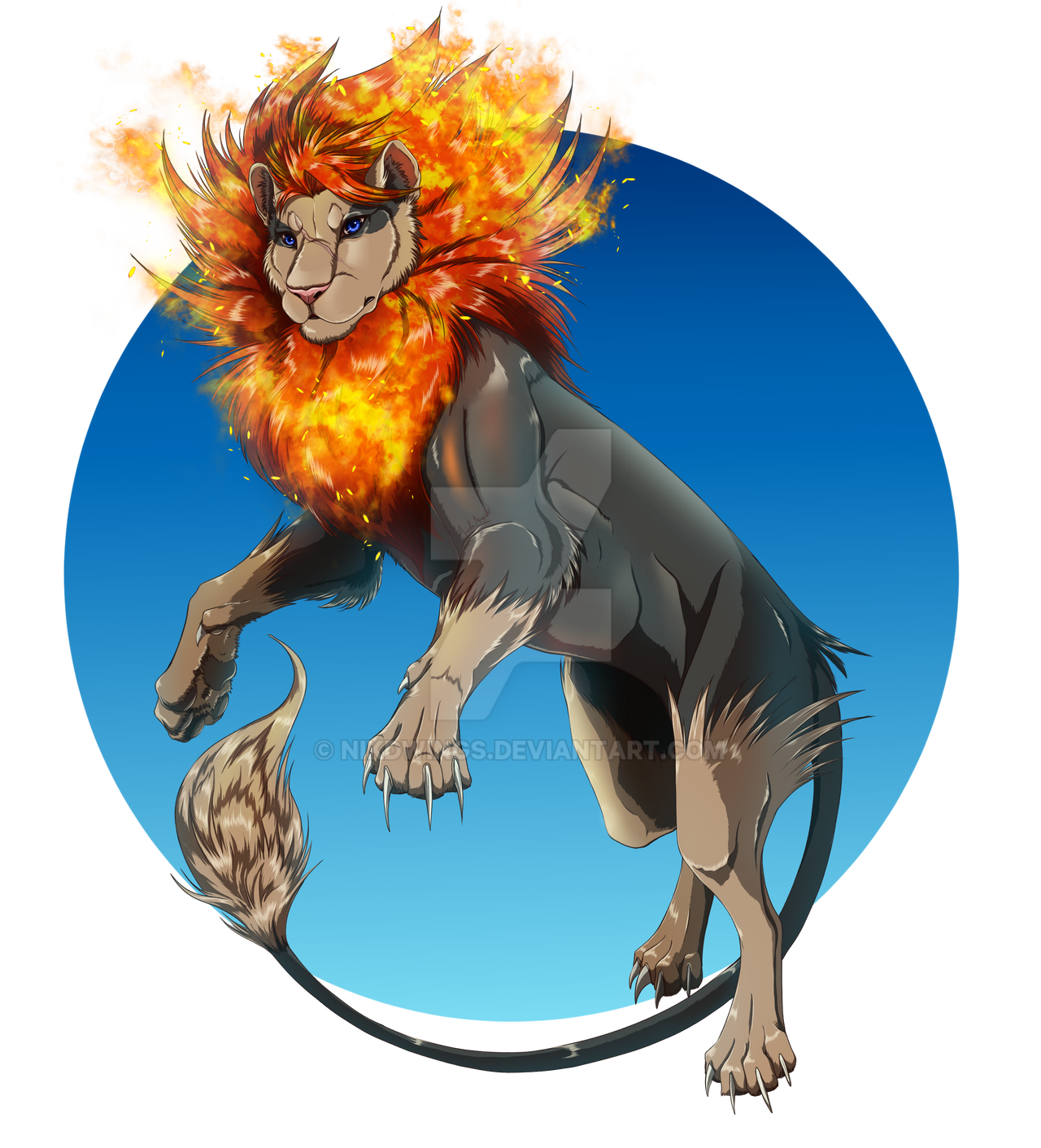 Pyroar by NikDwings on DeviantArt