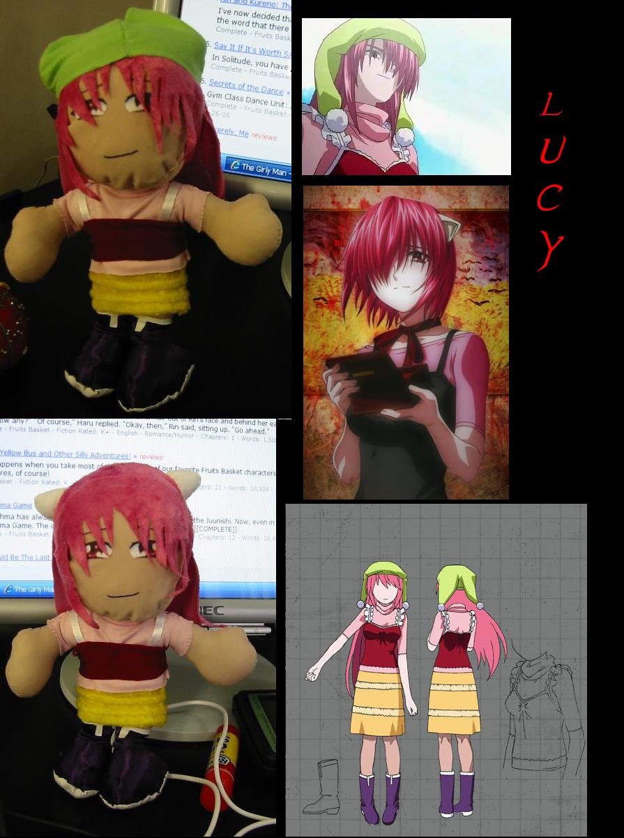 Elfen Lied Plushie- Lucy by YukiSasukeHitsugaya on DeviantArt