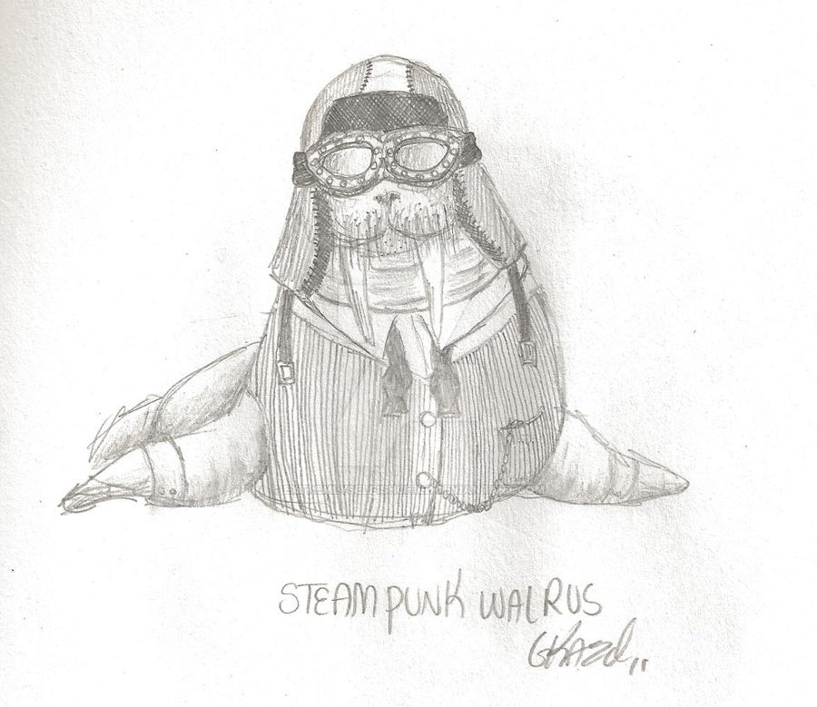 steampunk walrus