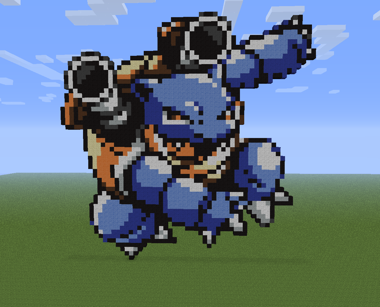 Blastoise Minecraft Pixel Art By Boltyhead On Deviantart Blastoise Minecraft Pixel Art By Boltyhead On Deviantart