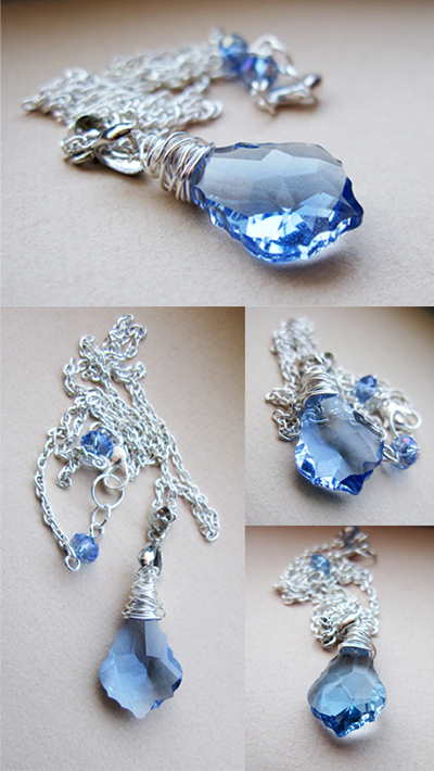 SOLD - Ocean Water Teardrop