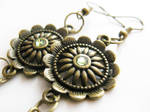 Antique Bronze Sunflower by crystaland